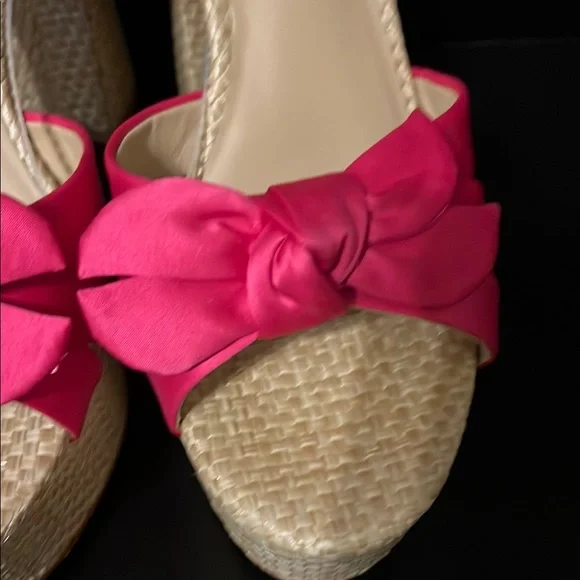 Antonio Melani Pink and Tan Platform Sandals - Picture 4 of 8